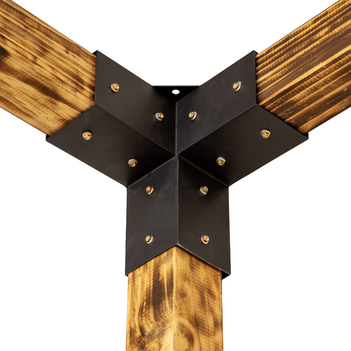DIY Pergola Bracket Kit – Matte Black