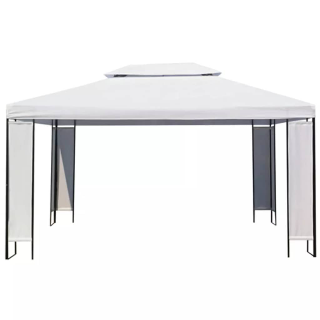 Gazebo 3x4m Steel Frame – White