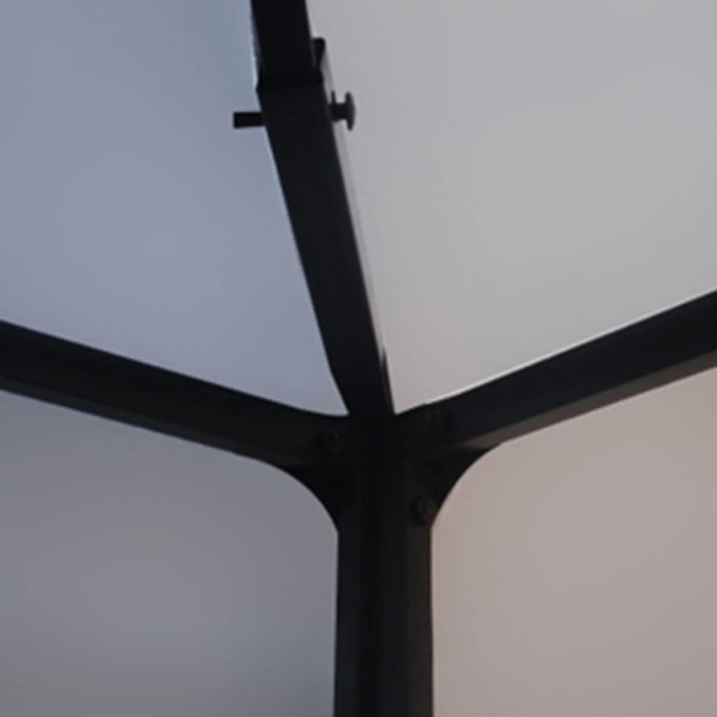 Gazebo 3x4m Steel Frame – White