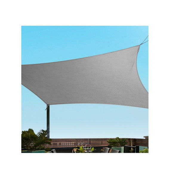 Shade Sail Cloth 280gsm Rectangle – 3x3m, Grey