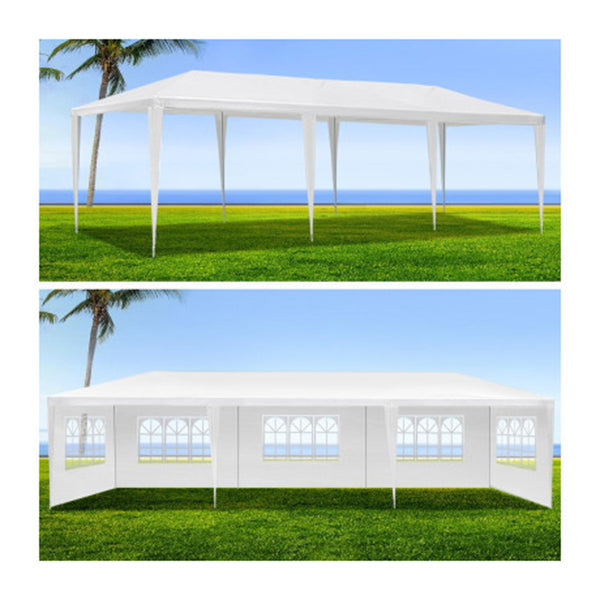 Gazebo 3x9m Marquee – White