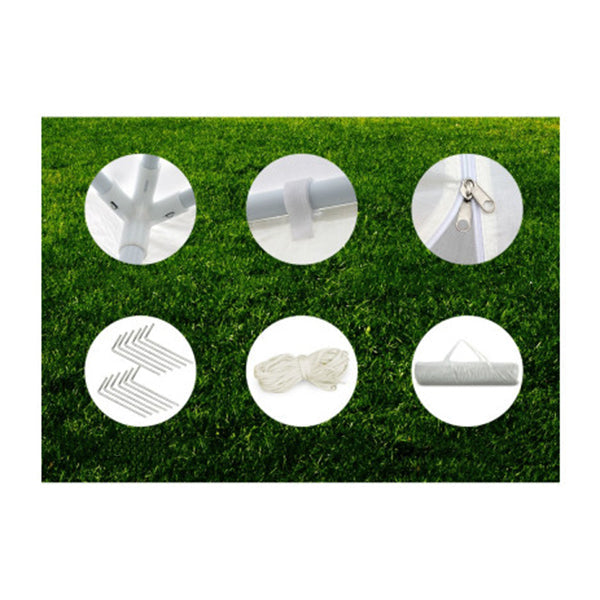 Gazebo 3x9m Marquee – White