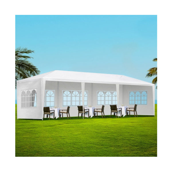Gazebo 3x9m Marquee – White