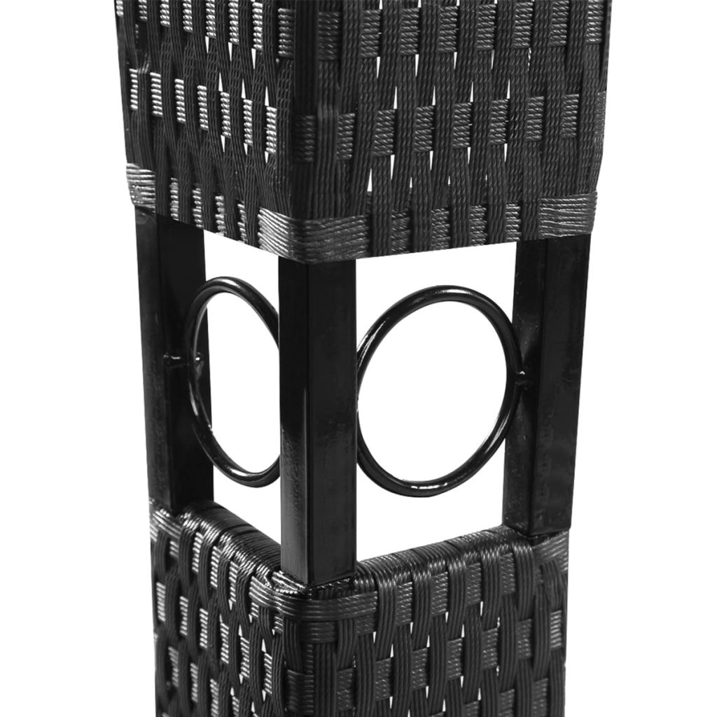 Poly Rattan Gazebo 3x4m – Dark Grey