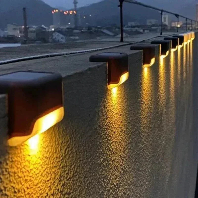 Solar Deck & Rail Lights – 4 Pack, Black