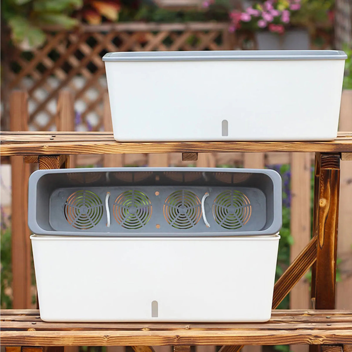 Self-Watering Planter Box – Water Level Indicator