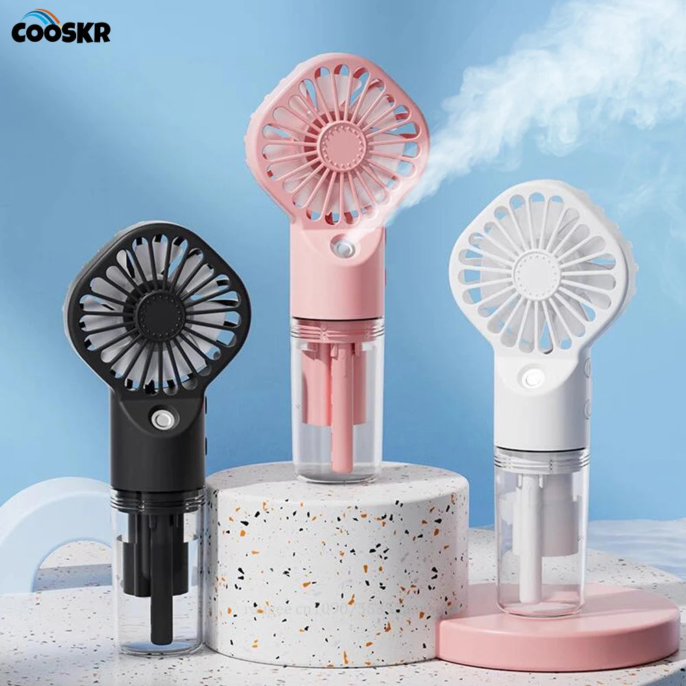 Rechargeable Misting Fan, 4-Speed