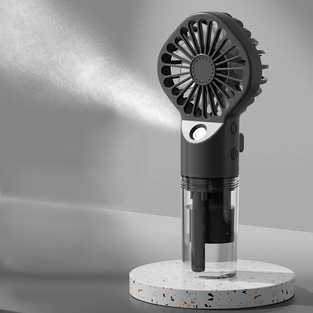 Rechargeable Misting Fan, 4-Speed