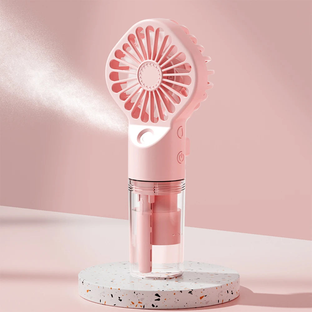 Rechargeable Misting Fan, 4-Speed