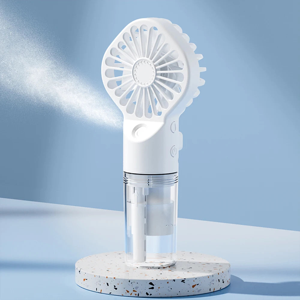 Rechargeable Misting Fan, 4-Speed
