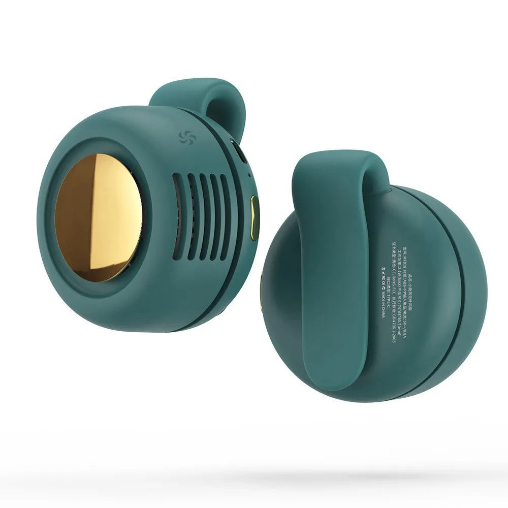 Rechargeable Clip Neck Fan, 3-Speed