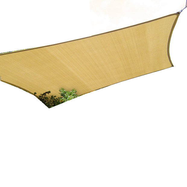 Shade Sail 5x5m Square – Desert Sand, 185gsm