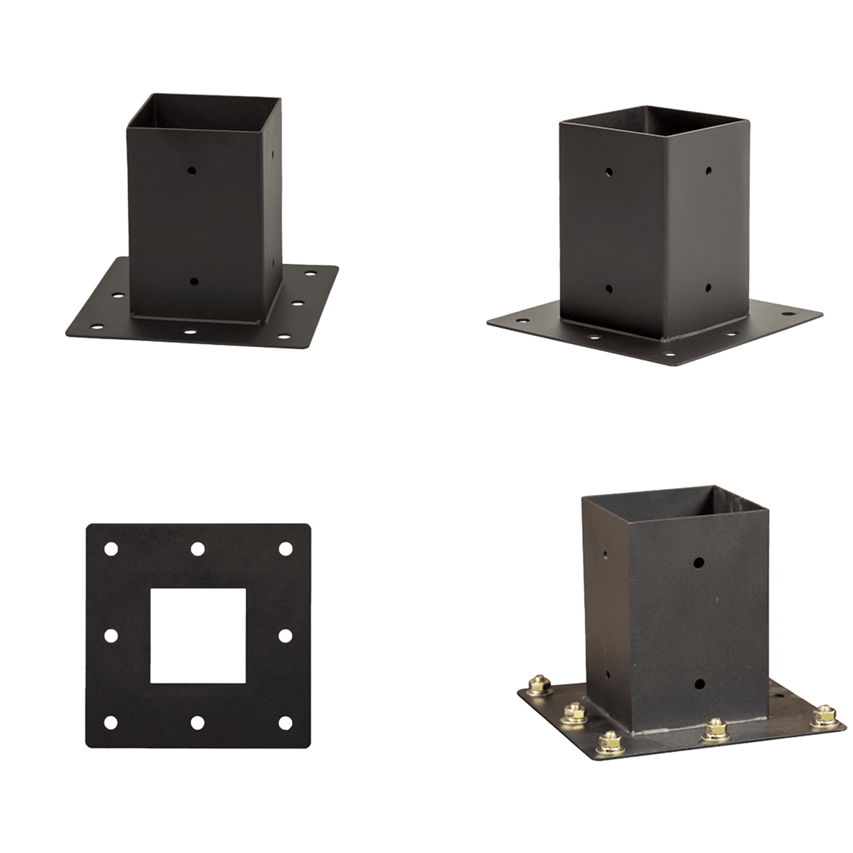 DIY Pergola Bracket Kit – Matte Black