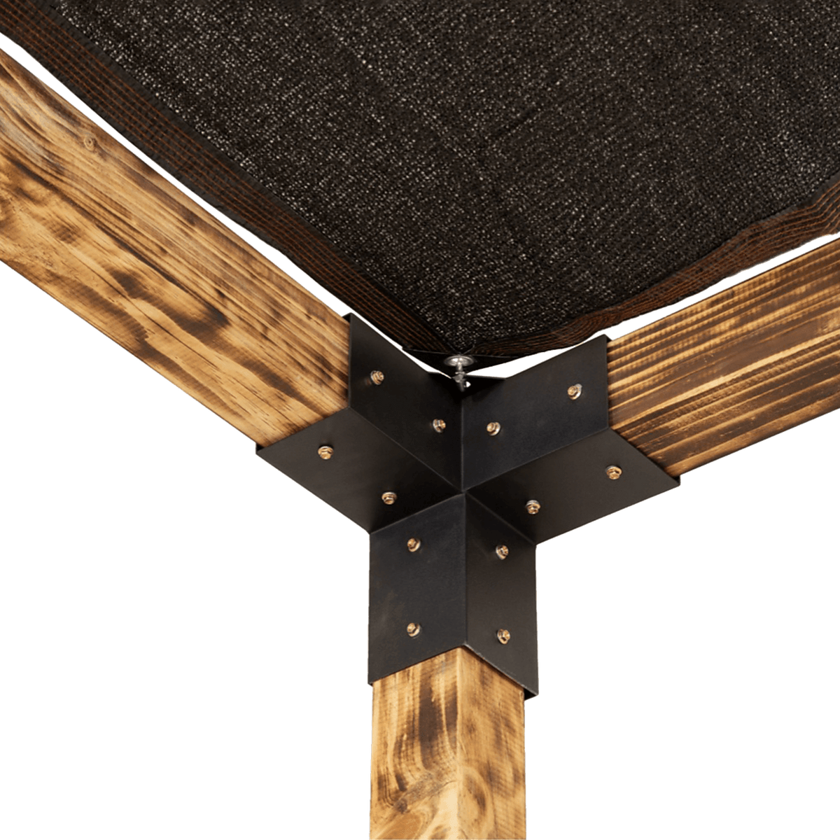 DIY Pergola Bracket Kit – Matte Black