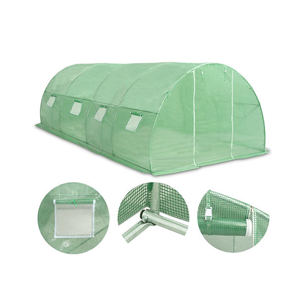 Walk-In Greenhouse with Steel Frame – 450/600cm