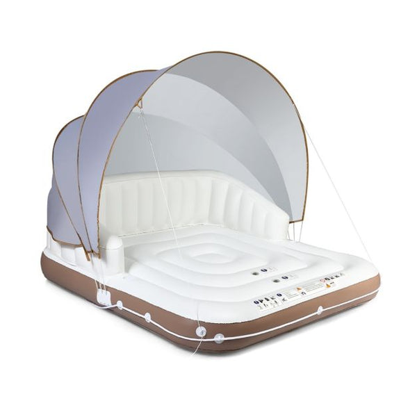 Inflatable Pool Sunlounge with Canopy