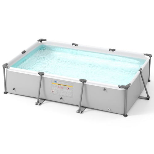 Above-Ground Swimming Pool 3x2.1m – Grey