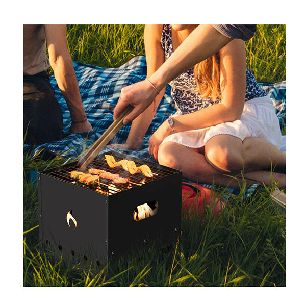 4-in-1 Pizza Oven & Fire Pit – Black